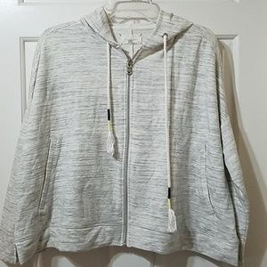 Lou & grey soft white grey jacket hoodie